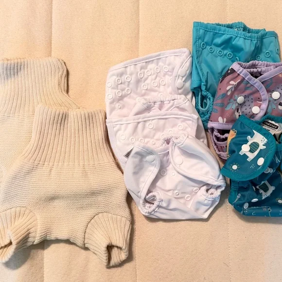 Newborn Organic Cloth Diaper Bundle - Green Mountain Diapers & more! - Picture 2 of 4